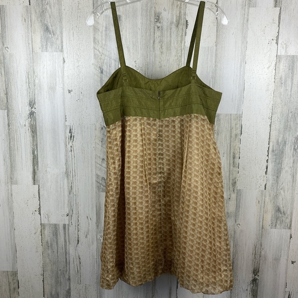 A.Maglia Camisole Short Dress.  Green, Size Large - Picture 4 of 6
